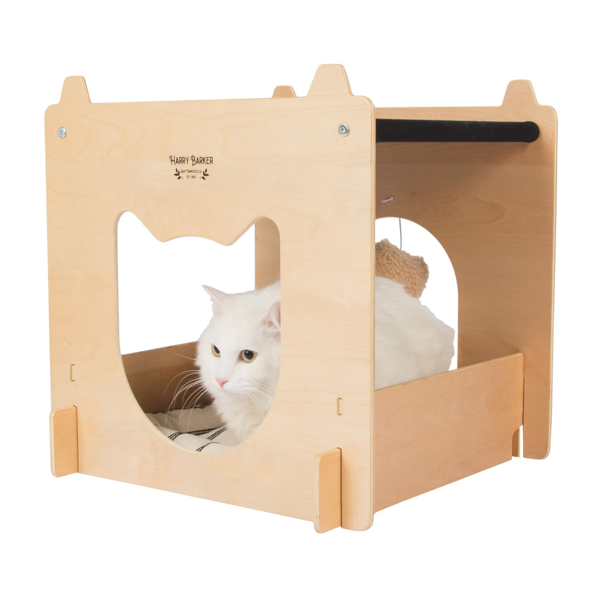 Modular Wood Hammock - Stackable Cat Cube