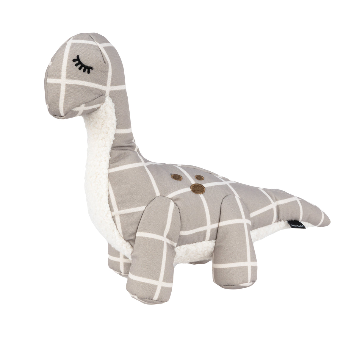 Plaid Dinosaur Dog Toy