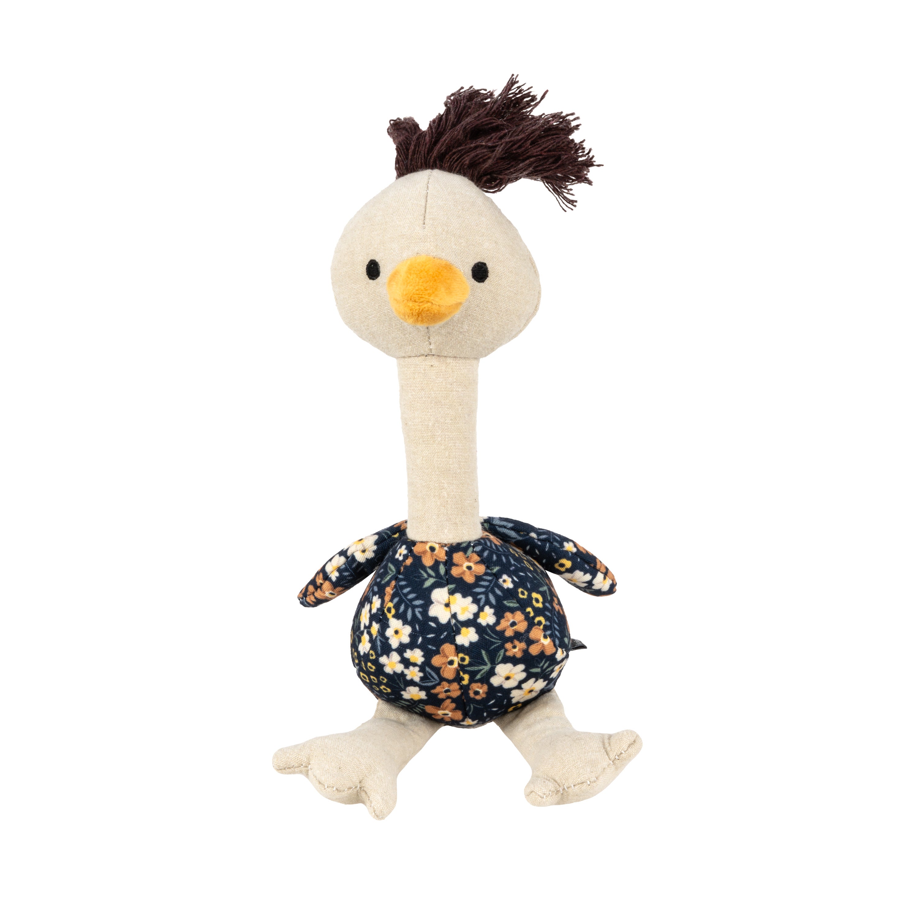 Floral Print Ostrich Dog Toy - Harry Barker