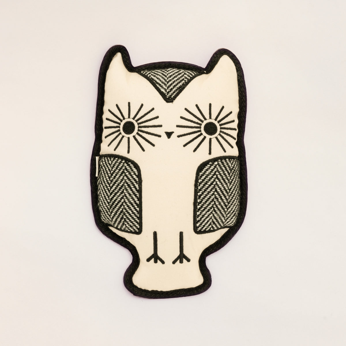 Herringbone Owl Dog Toy