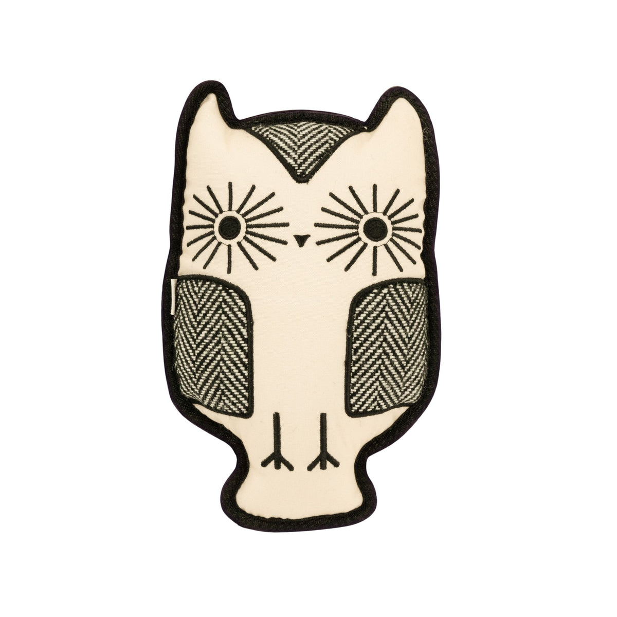 Herringbone Owl Dog Toy