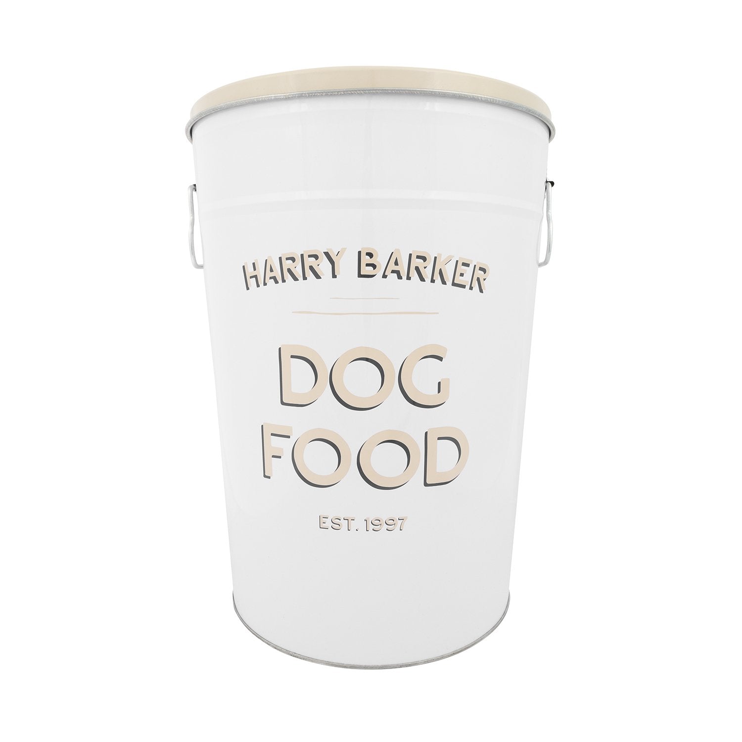 Harry Barker Bon Chien Small Dog Food Storage Canister in Taupe