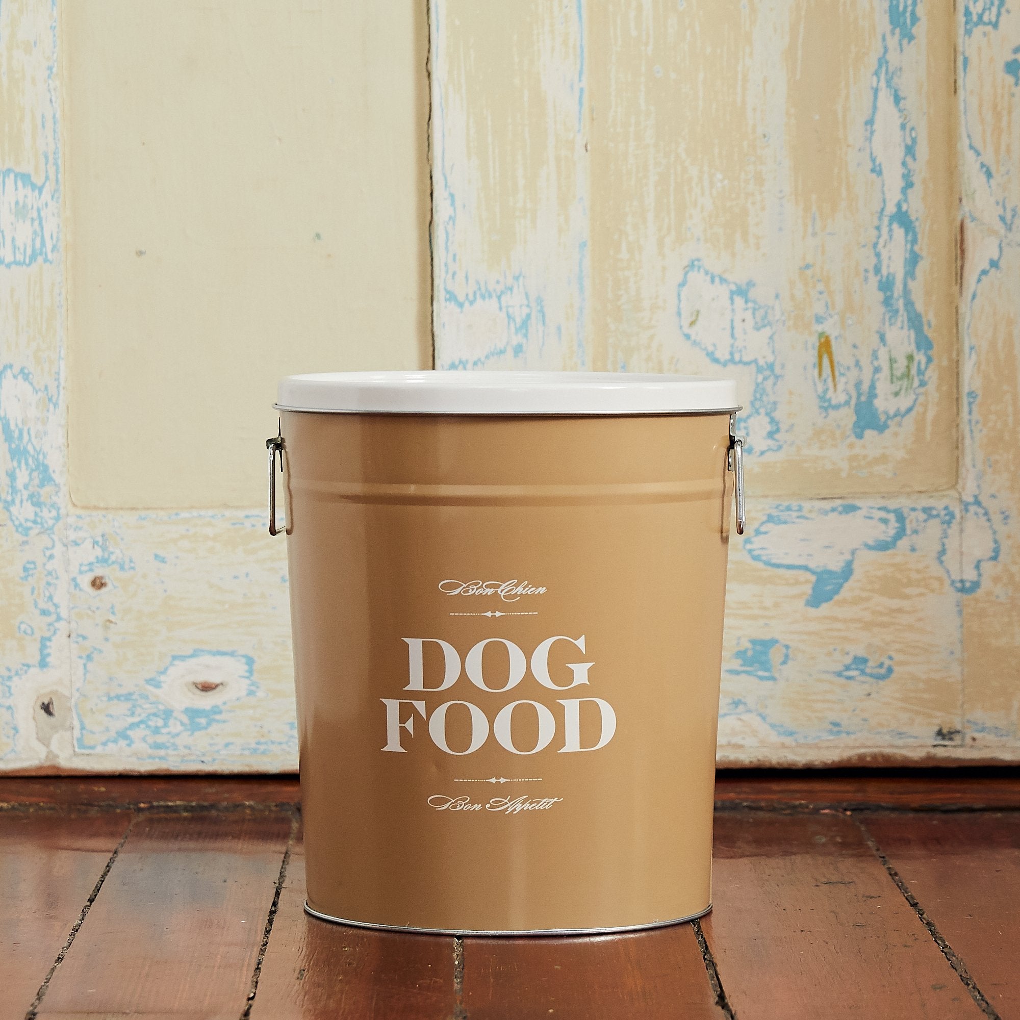 Taupe Bon Chien Dog Food Storage Canister Harry Barker