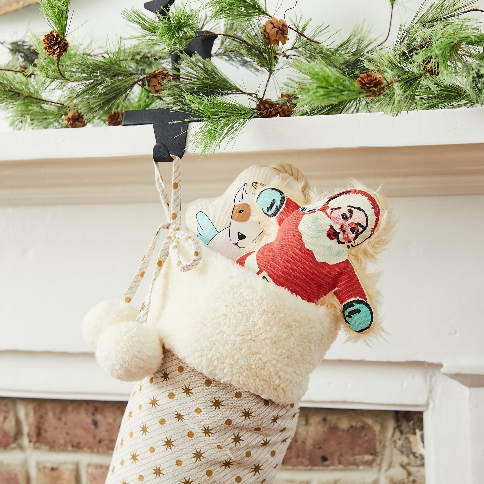 Canvas Toy - Santa Canvas Dog Toy