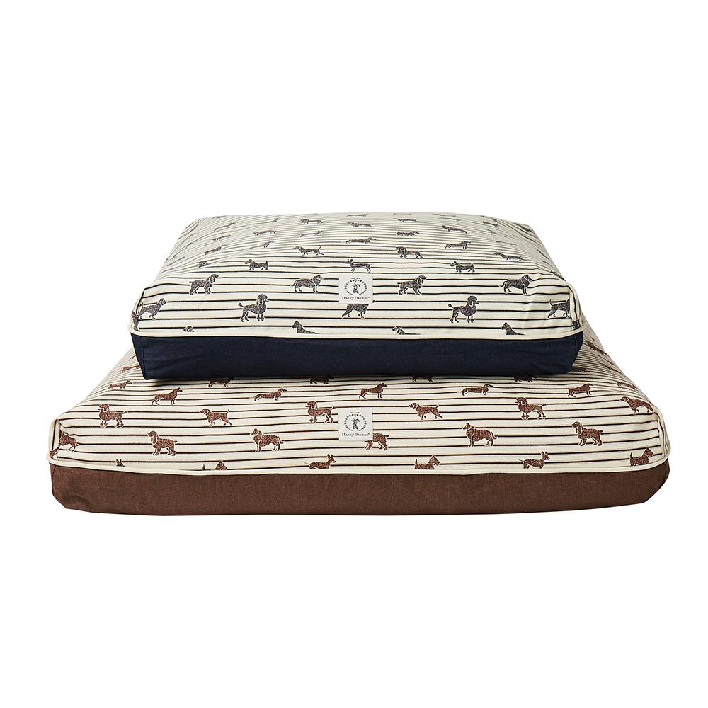 Bed Cover - Ticking Rectangle Dog Bed Cover