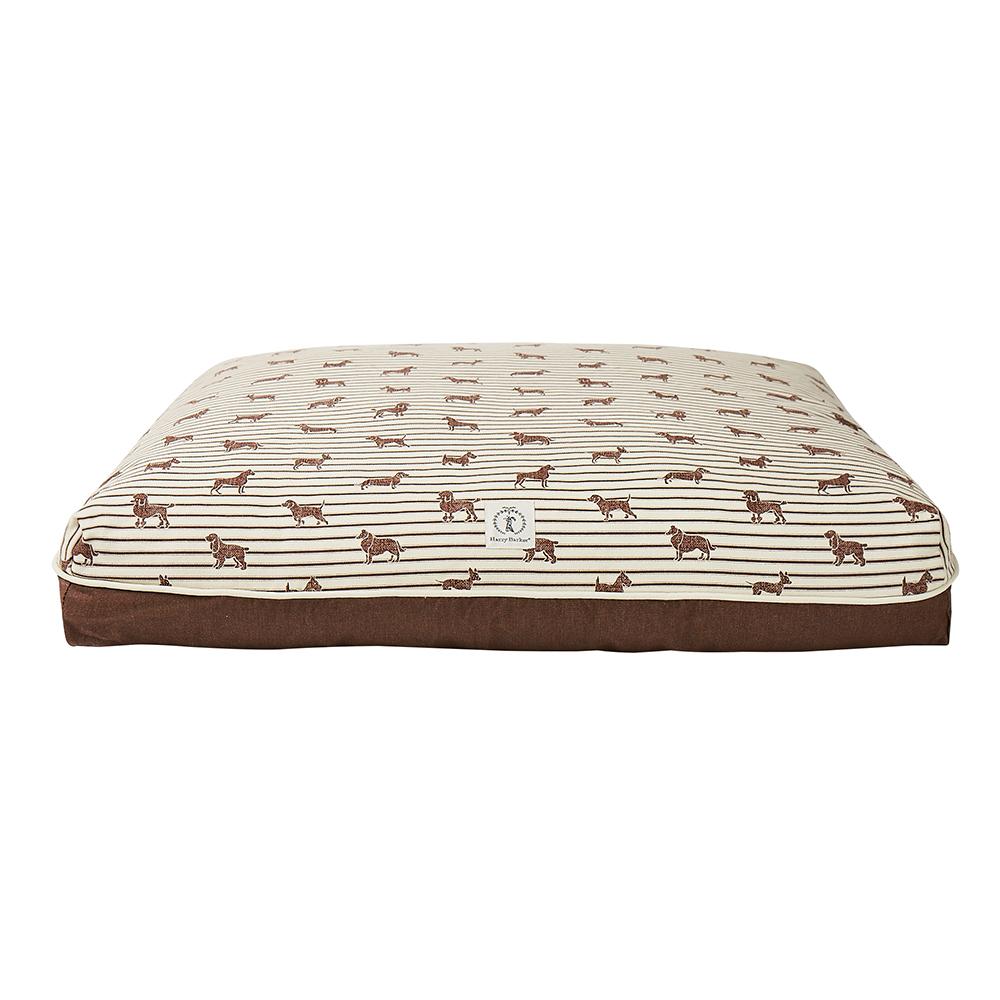 Bed Cover - Ticking Rectangle Dog Bed Cover