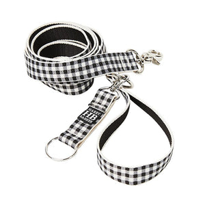 Harry Barker Small Gingham Dog Collar - S (Small)