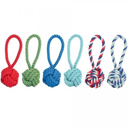 Dogs Love Our Large Cotton Tug! - Organic Cotton Tug Toy - Hand braided  plastic free tug - Sturdy and washable - Great for interactive play